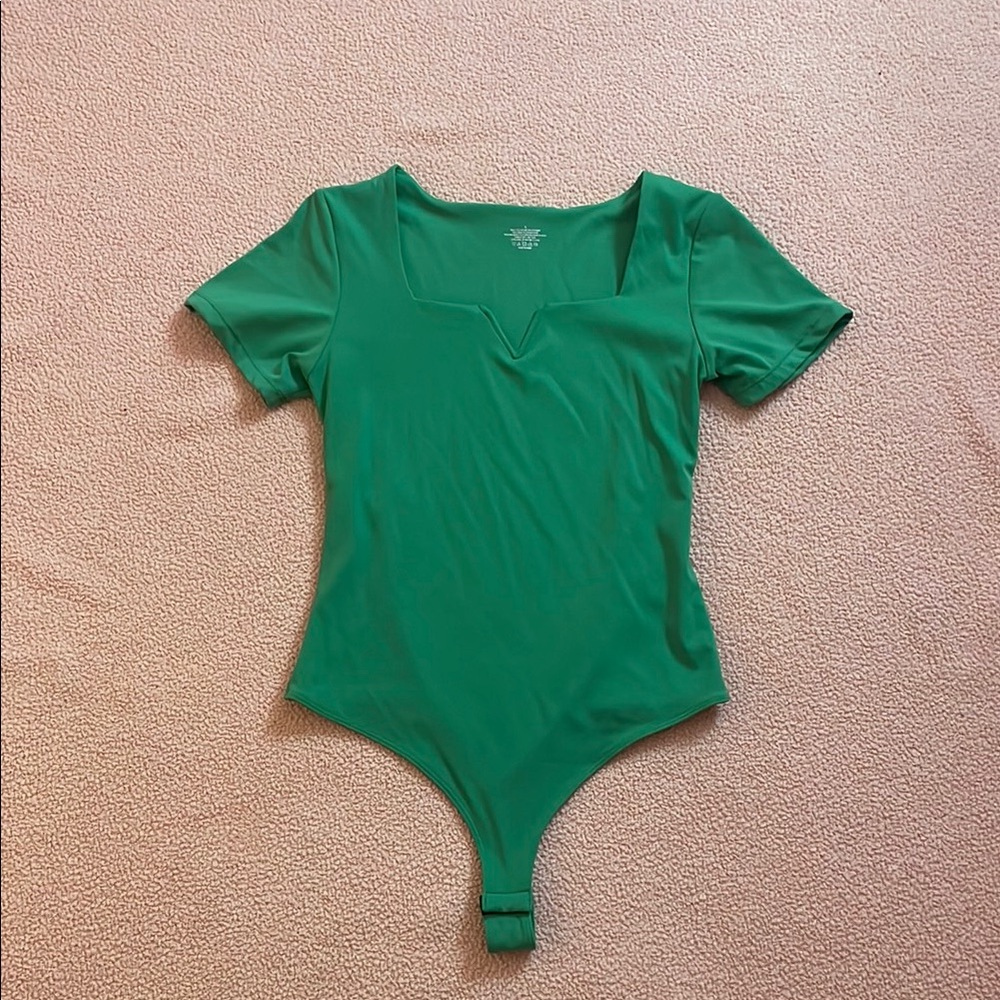 Green Short Sleeve Bodysuit